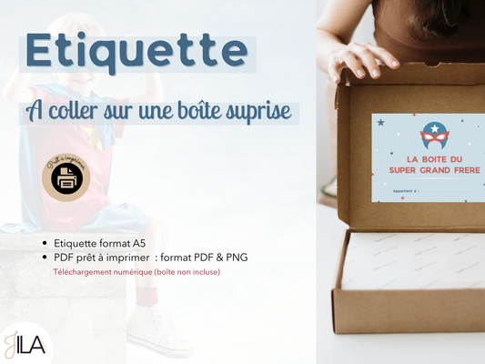 🦸🏻 KIT GRAND FRÈRE - SUPER HÉROS