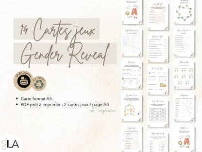 🧸 KIT GENDER REVEAL - BOHÈME