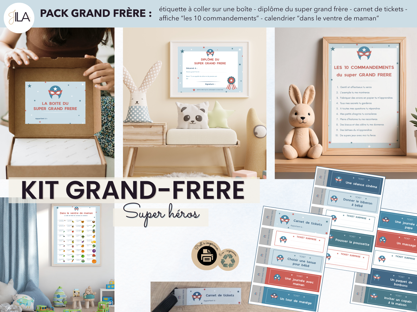 🦸🏻 KIT GRAND FRÈRE - SUPER HÉROS