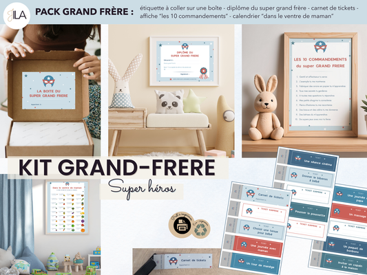 🦸🏻 KIT GRAND FRÈRE - SUPER HÉROS