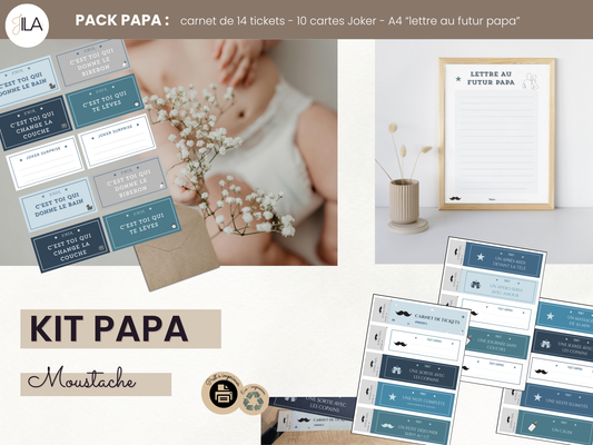 👨🏻 KIT PAPA - MOUSTACHE